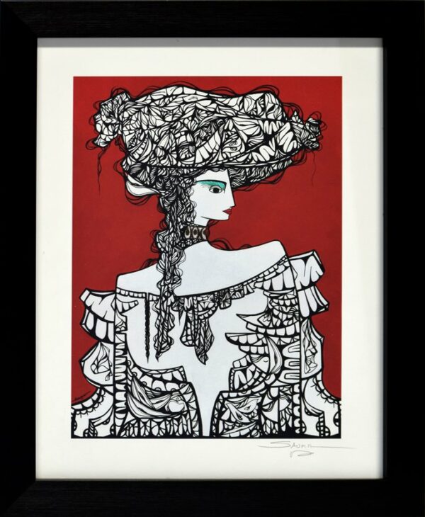 Serigraph signed by artist and frame #MD2021004 - Image 2