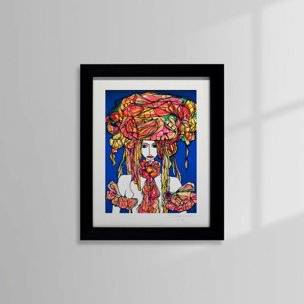 Serigraph signed by artist and frame #GC2021007