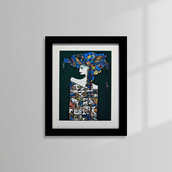 Serigraph signed by artist and frame #GC2021005
